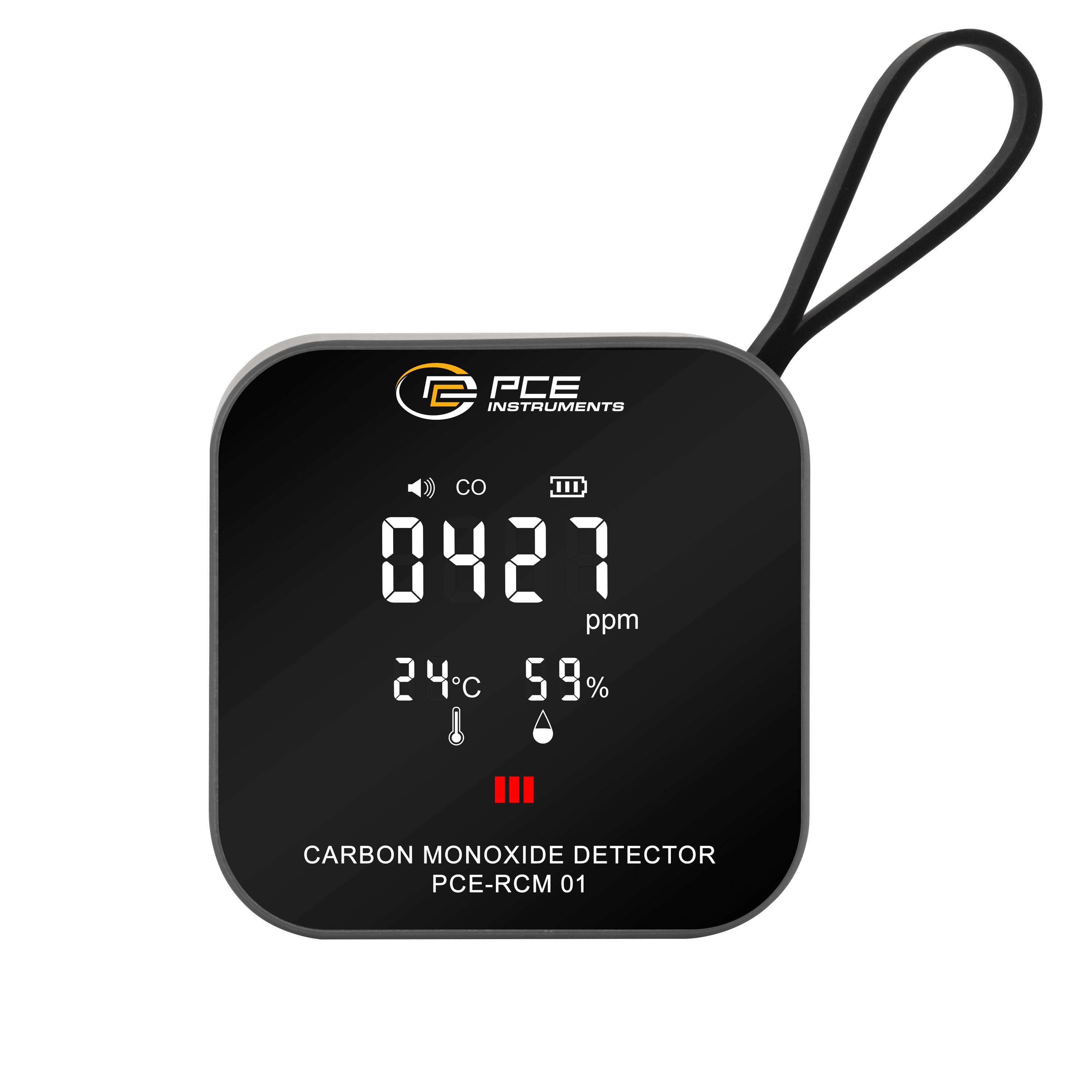 PCE Instruments Kohlenmonoxid-Messgerät PCE-RCM 01 CO mit Temperaturmessfunktion