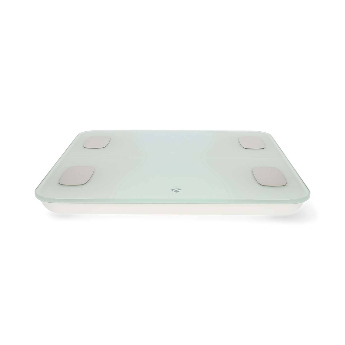 Smart Waage mit 16 Messfunktionen Bluetooth Weiß
