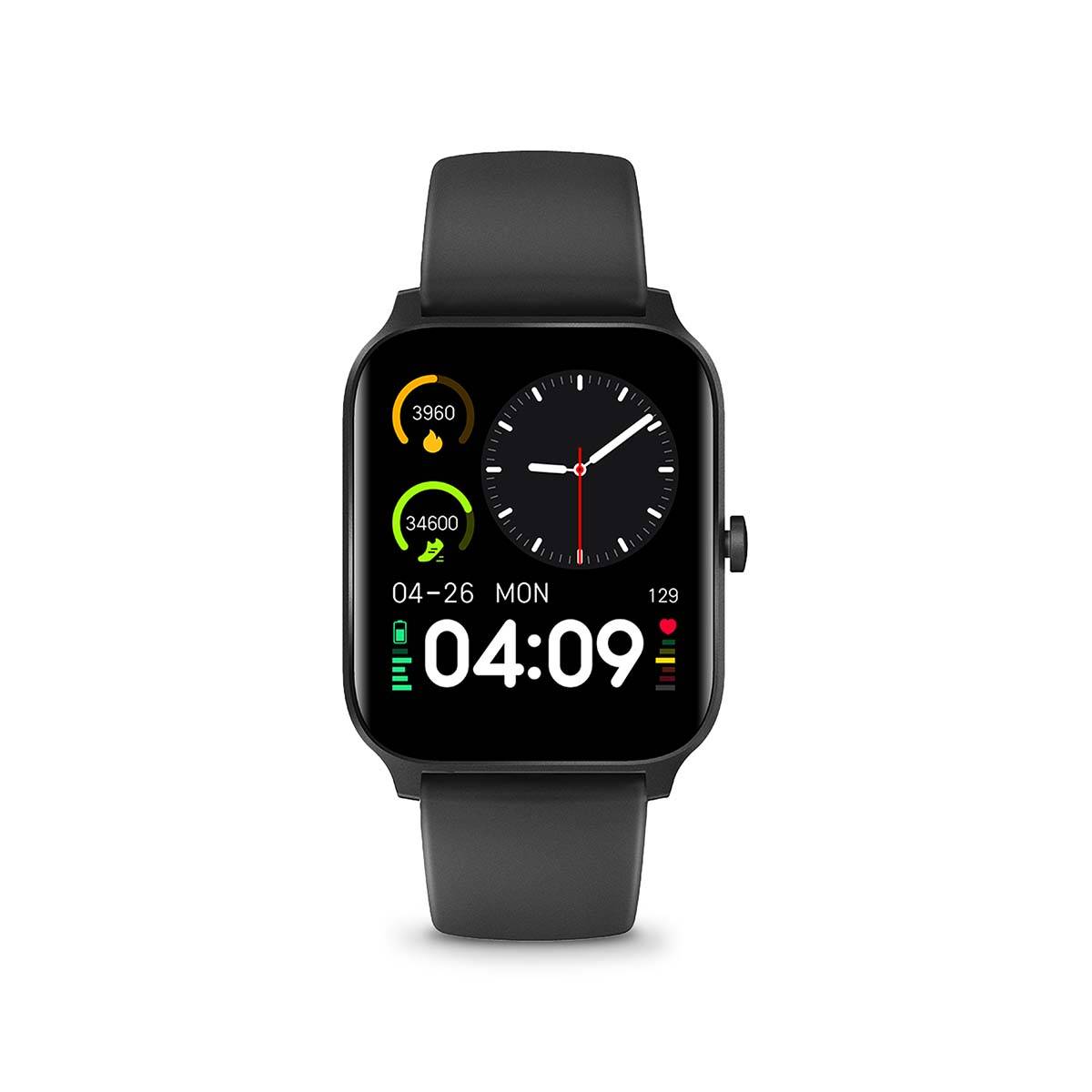 Sport SmartLife Smartwatch 1,69" LCD Display multifunktional Schwarz