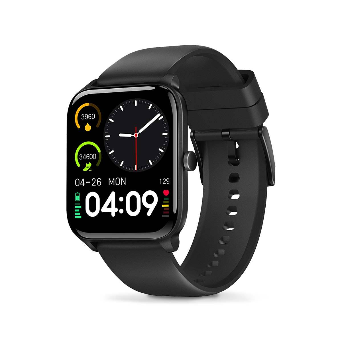 Sport SmartLife Smartwatch 1,69" LCD Display multifunktional Schwarz