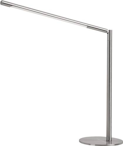 styro G. m. b. H. Ablage-Systeme Schreibtischleuchte Aura silber H.max.420mm Standfuß m.LED HANSA 41-5011.006