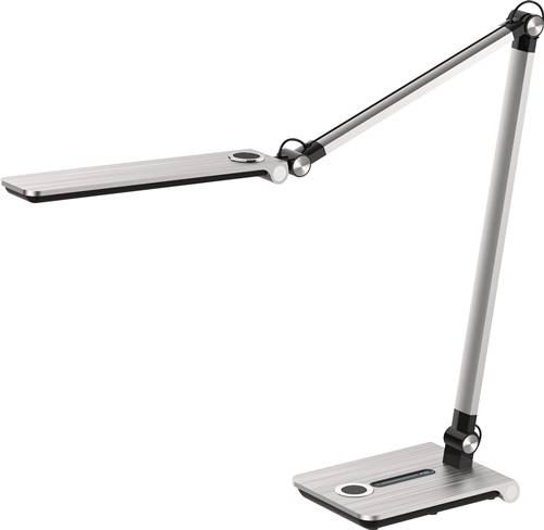 Schreibtischleuchte Wave silber geb.H.max.760mm Standfuß m.LED HANSA