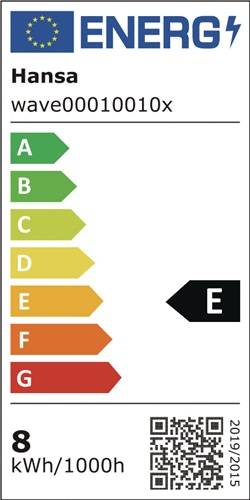 styro G. m. b. H. Ablage-Systeme Schreibtischleuchte Wave grau metallic H.max.760mm Standfuß m.LED HANSA 41-5011.101
