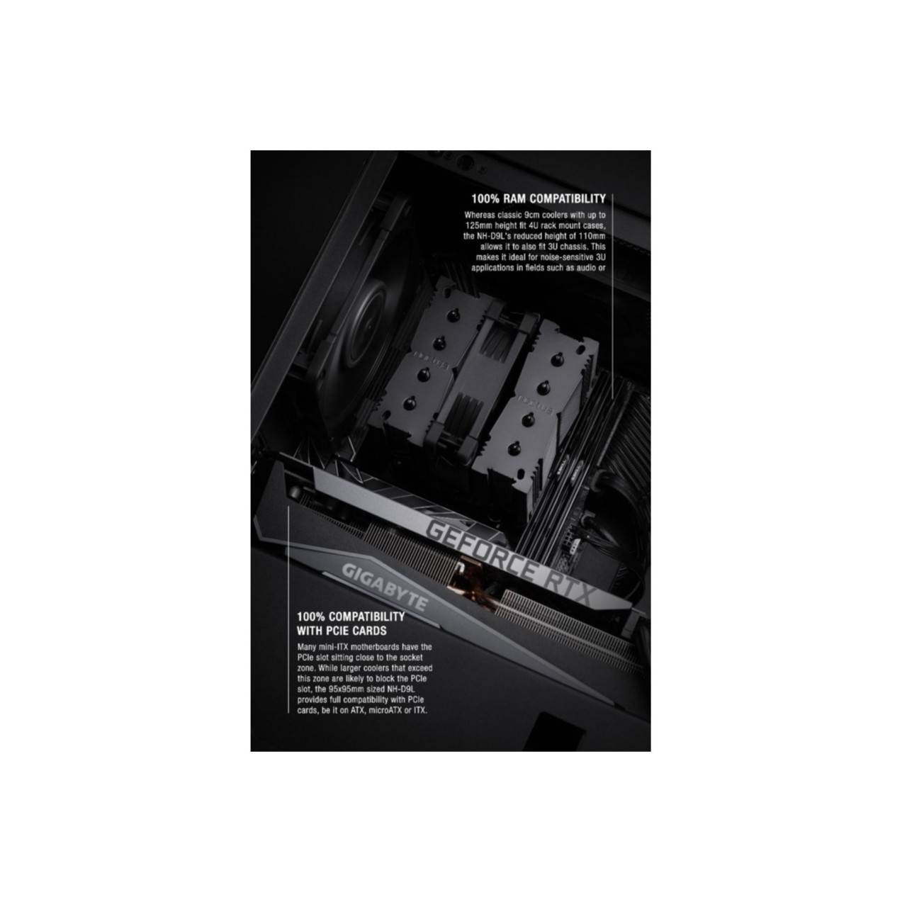 Noctua NH-D9L chromax.black CPU-Kühler schwarz