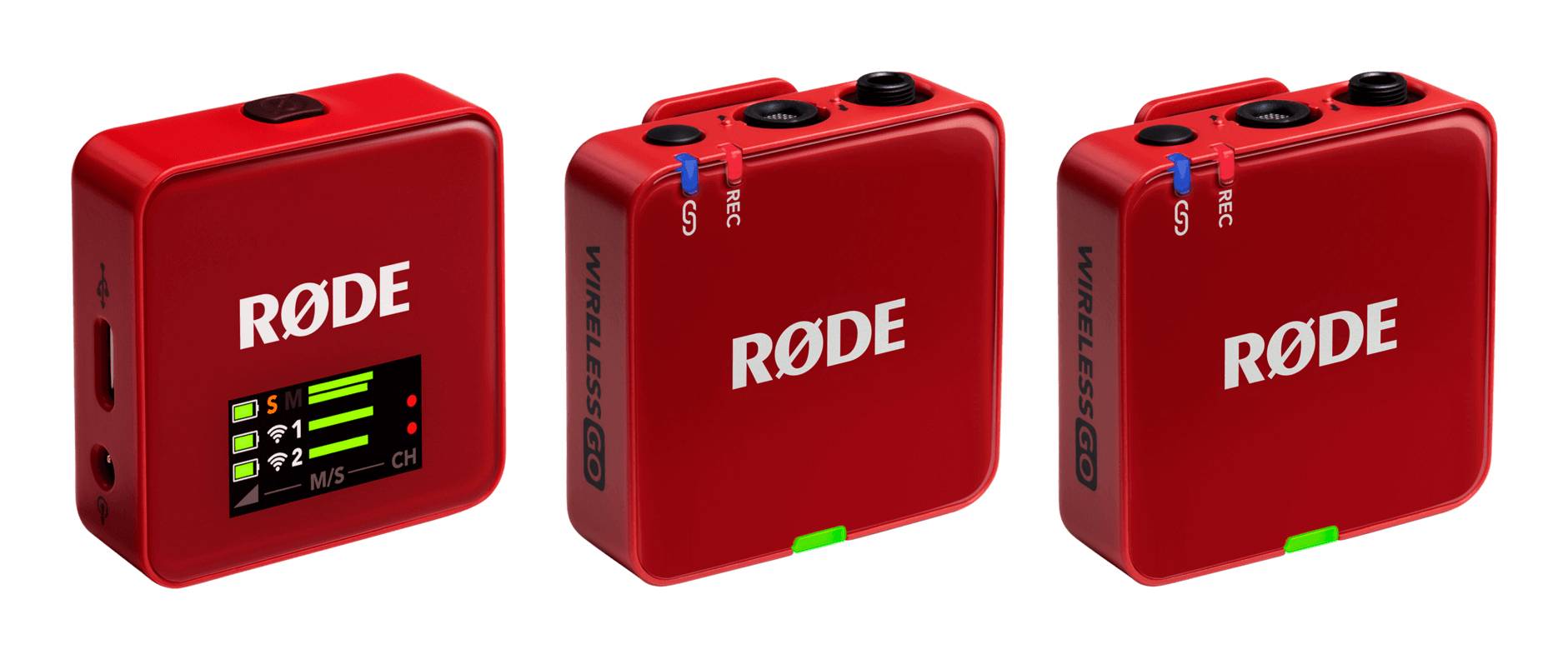 RODE Wireless GO Gen 3 Rot - Mikrofon
