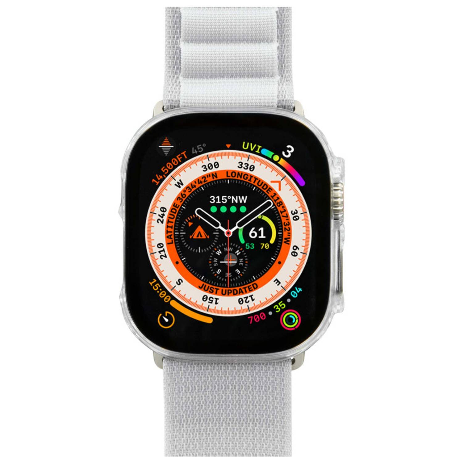 Laut International Shield Clear Glass/PC protector for Apple Watch