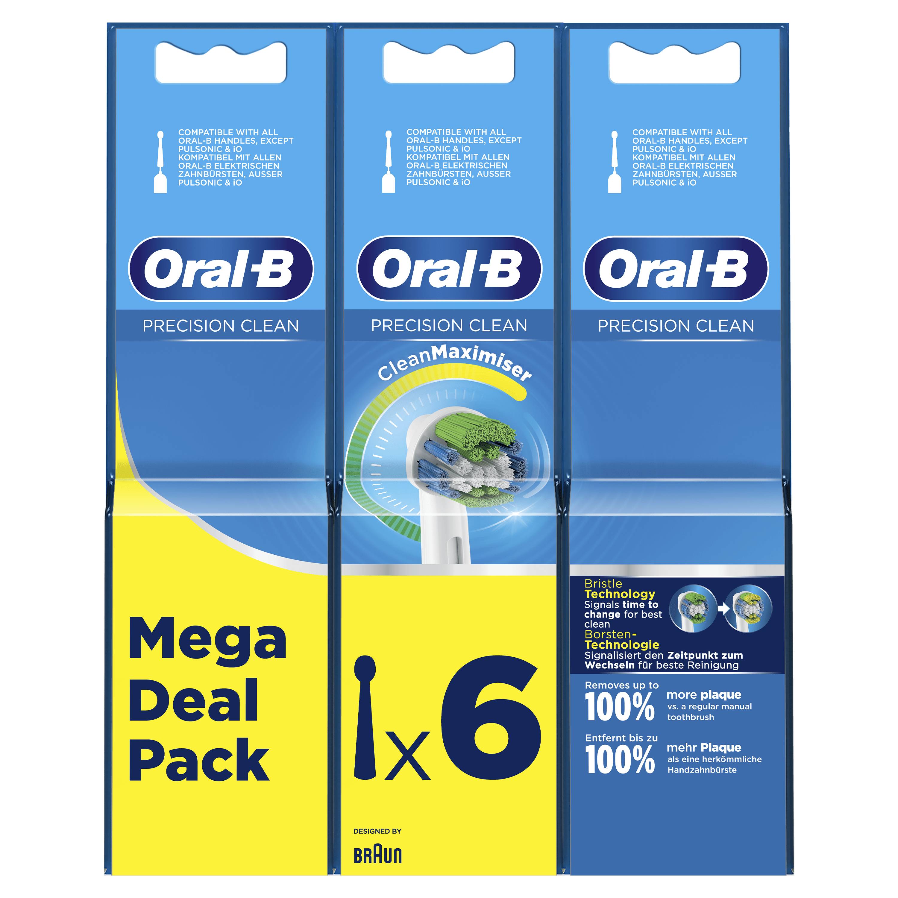 Oral-B Precision Clean 80339528, 6 Stück(e), Weiß, CleanMaximiser, Deutschland, Oral-B, 32,7 g
