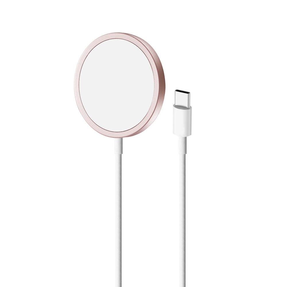 Puro CUSBCMAG1ROSE - Indoor - USB - Kabelloses Aufladen - 1 m - Rose