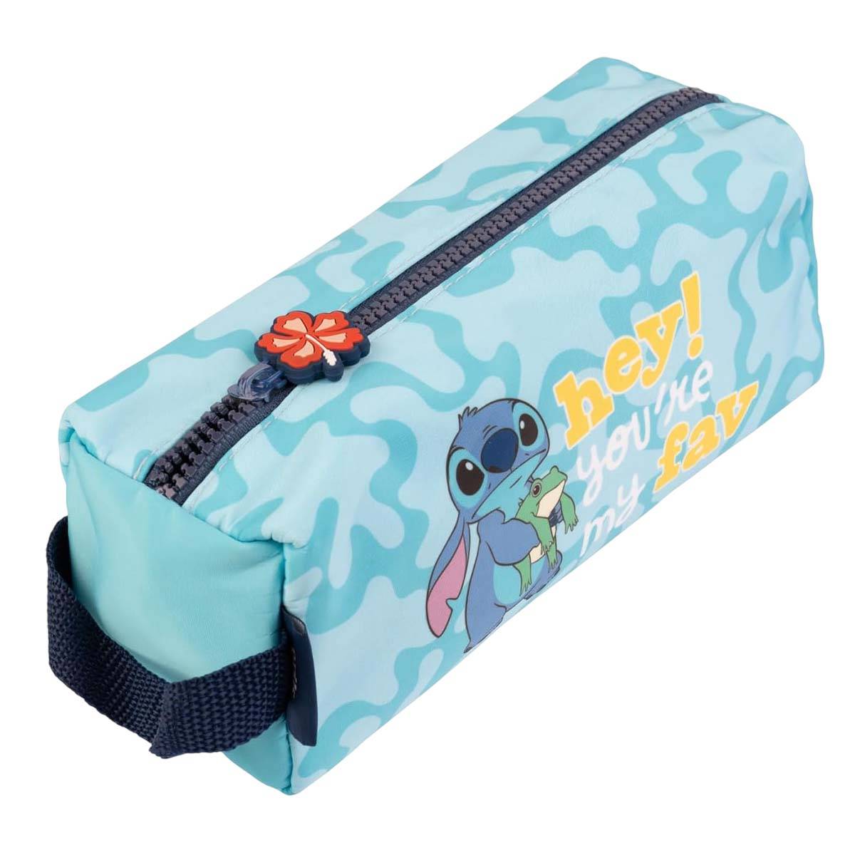 Schulmäppchen Tropical Stitch Kollektion Polyester langlebig Türkis