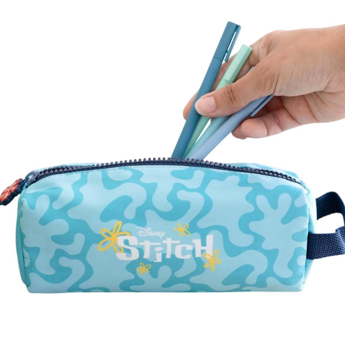 Schulmäppchen Tropical Stitch Kollektion Polyester langlebig Türkis