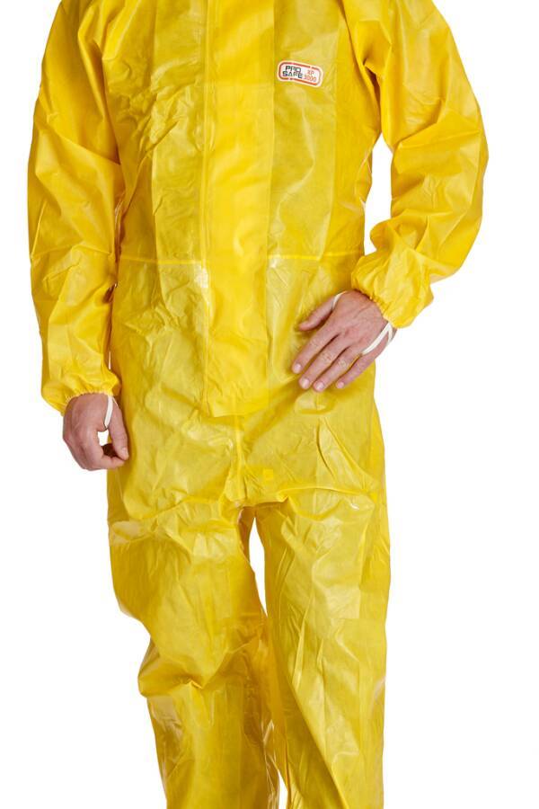 Schutzanzug ProSafe® XP3000 Overall PSXP-3XL Größe XXXL Farbe gelb Ausführung ohne Füßlinge