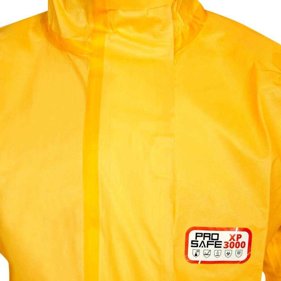 Schutzanzug ProSafe® XP3000 Overall PSXP-3XL Größe XXXL Farbe gelb Ausführung ohne Füßlinge