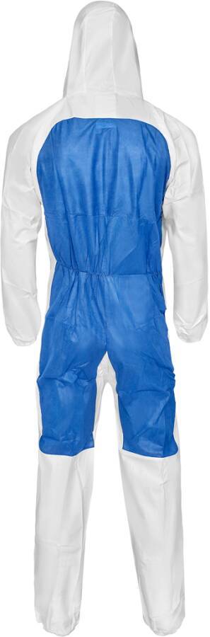 DUO-Safe® Hybrid-Overall, antistatisch, mit Reißverschuss, weiß, Größe XXL