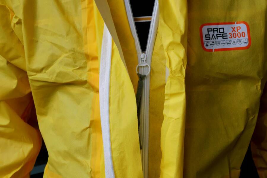 Schutzanzug ProSafe® XP3000 Overall PSXP-3XL Größe XXXL Farbe gelb Ausführung ohne Füßlinge
