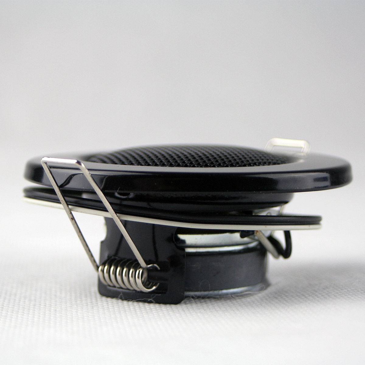 Decken-Einbaulautsprecher "Mini" Halogen-Look, 8cm Ø, 6cm Einbau, schwarz