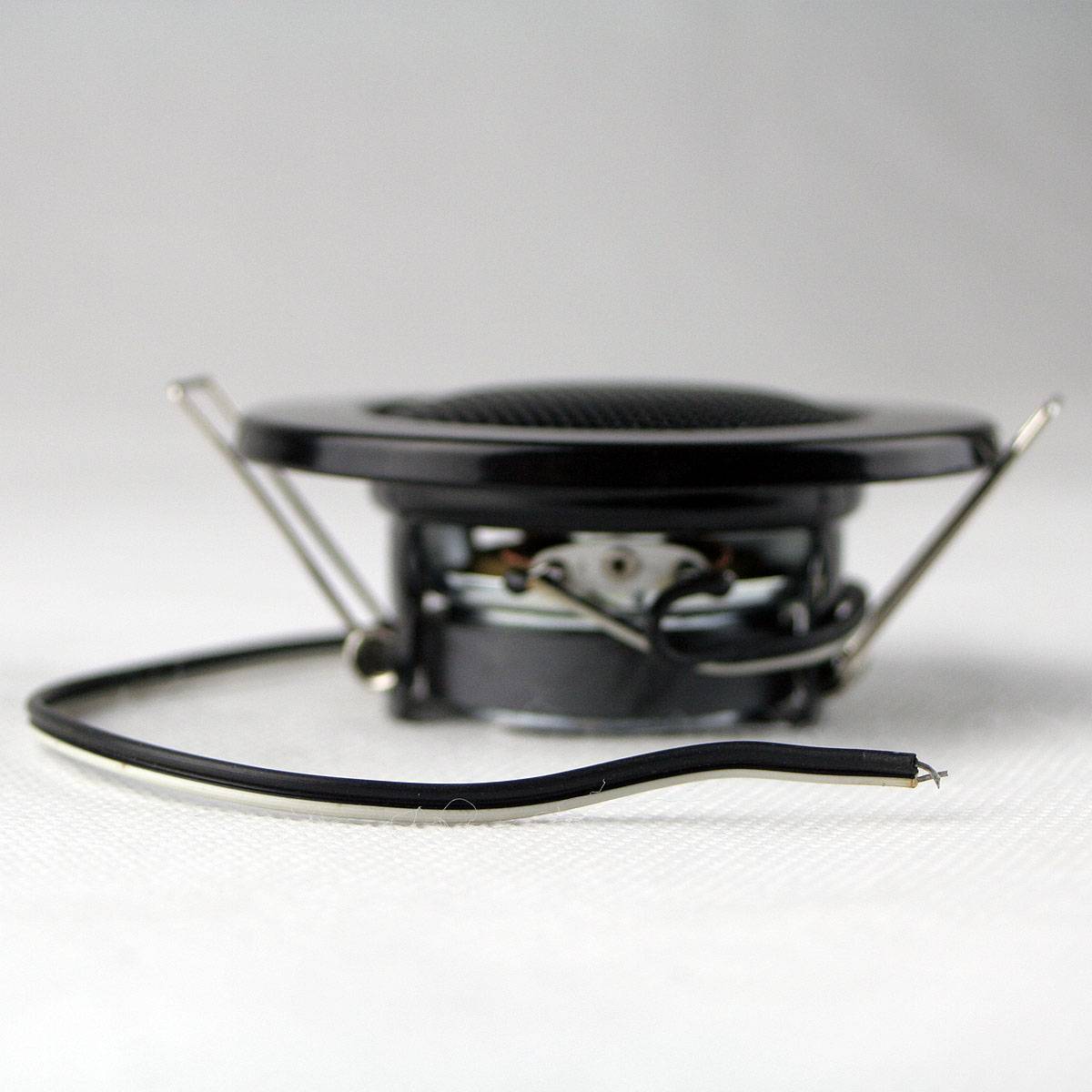 Decken-Einbaulautsprecher "Mini" Halogen-Look, 8cm Ø, 6cm Einbau, schwarz