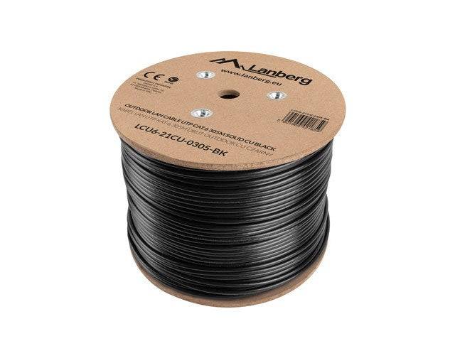 LANBERG Verlegekabel Outdoor CAT.6 UTP 305m Kupfer Fluke sw