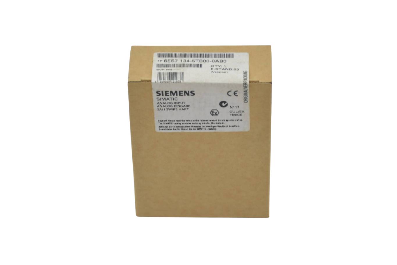 Siemens simatic Analog Input 6ES7 134-5TB00-0AB0 ( 6ES7134-5TB00-0AB0 ) E.03