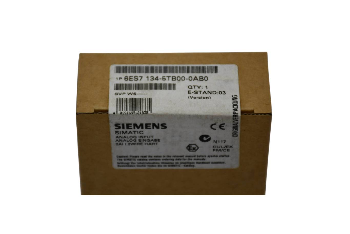 Siemens simatic Analog Input 6ES7 134-5TB00-0AB0 ( 6ES7134-5TB00-0AB0 ) E.03