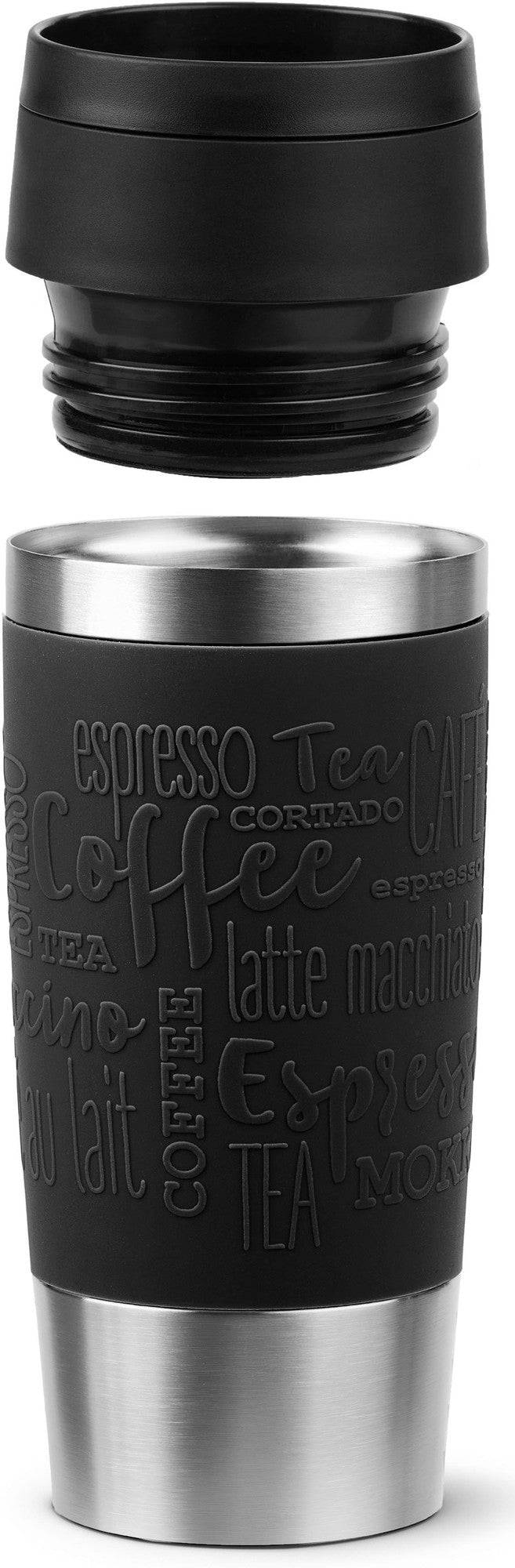 Emsa N20202 Travel Mug Classic Isolierbecher 0,36 Liter , neuer Komfort-Schraubverschluss