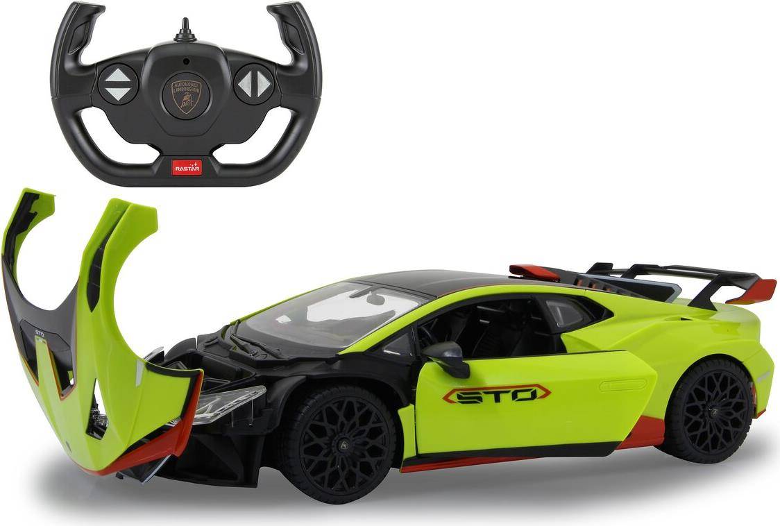Jamara RC Auto Lamborghini Huracan STO 1:14 2,4GHz grün Multimedia-Technik RC