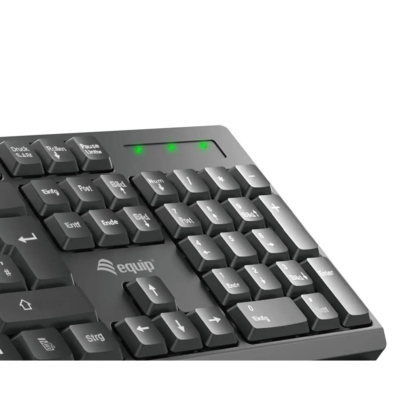 Equip Tastatur-und-Maus-Set - kabellos - 2.4