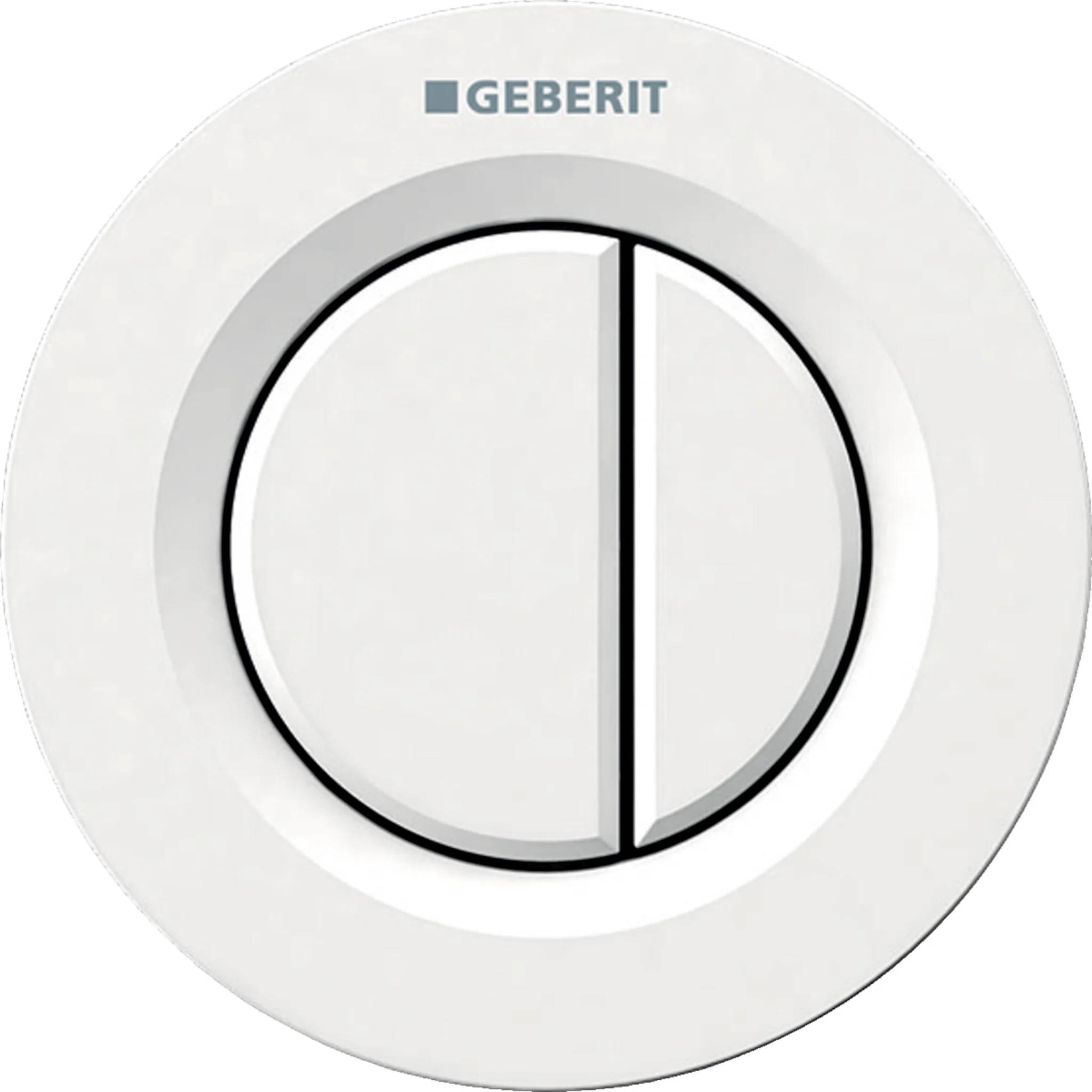 Geberit 116042111, Typ 01 Fernbetätigung Round weiß