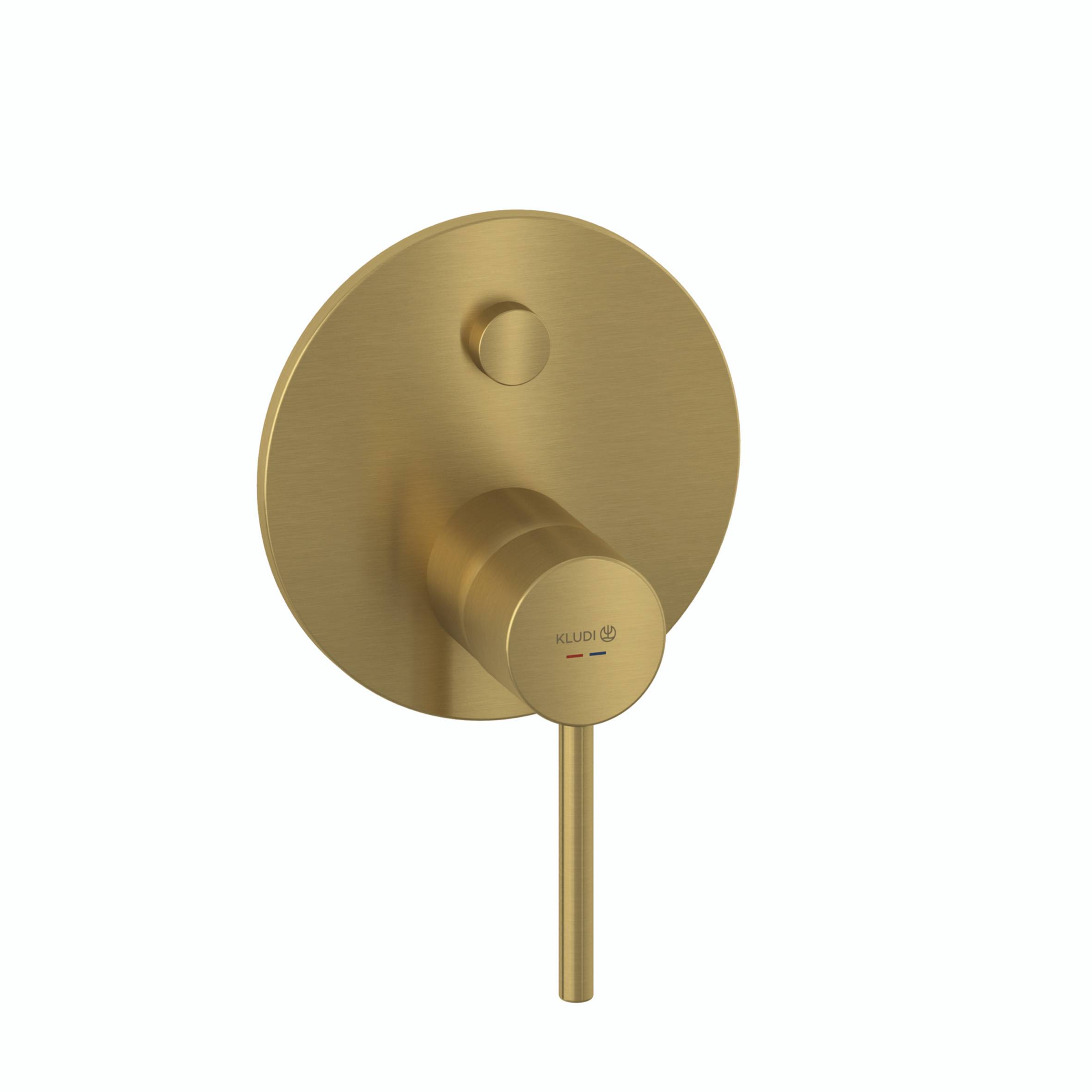 KLUDI BOZZ UP-Wafü-/Br.-EHM Push Set m. Funktionseinh.,f. 88022 Brushed Gold