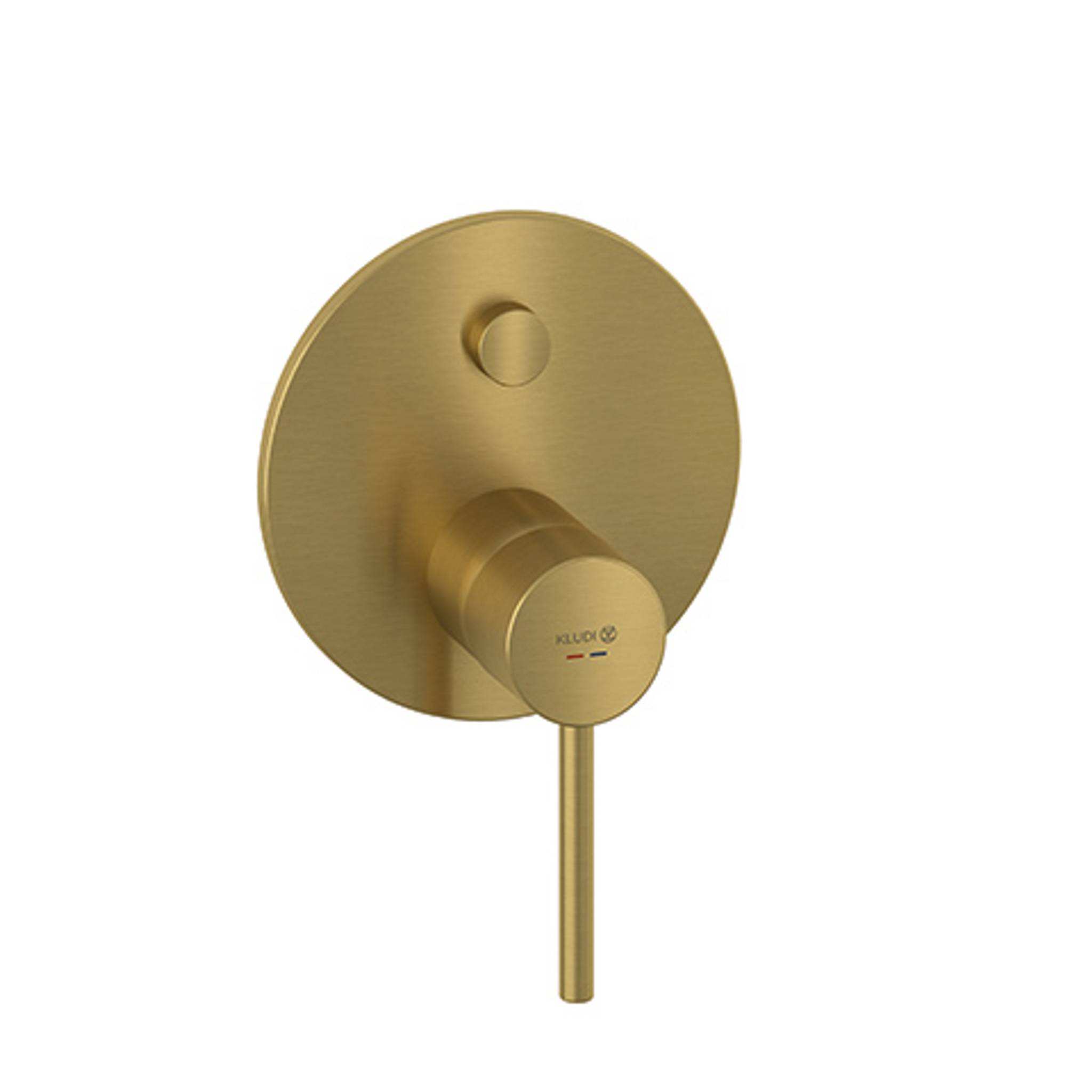 KLUDI BOZZ UP-Wafü-/Br.-EHM Push Set m. Funktionseinh.,f. 88022 Brushed Gold