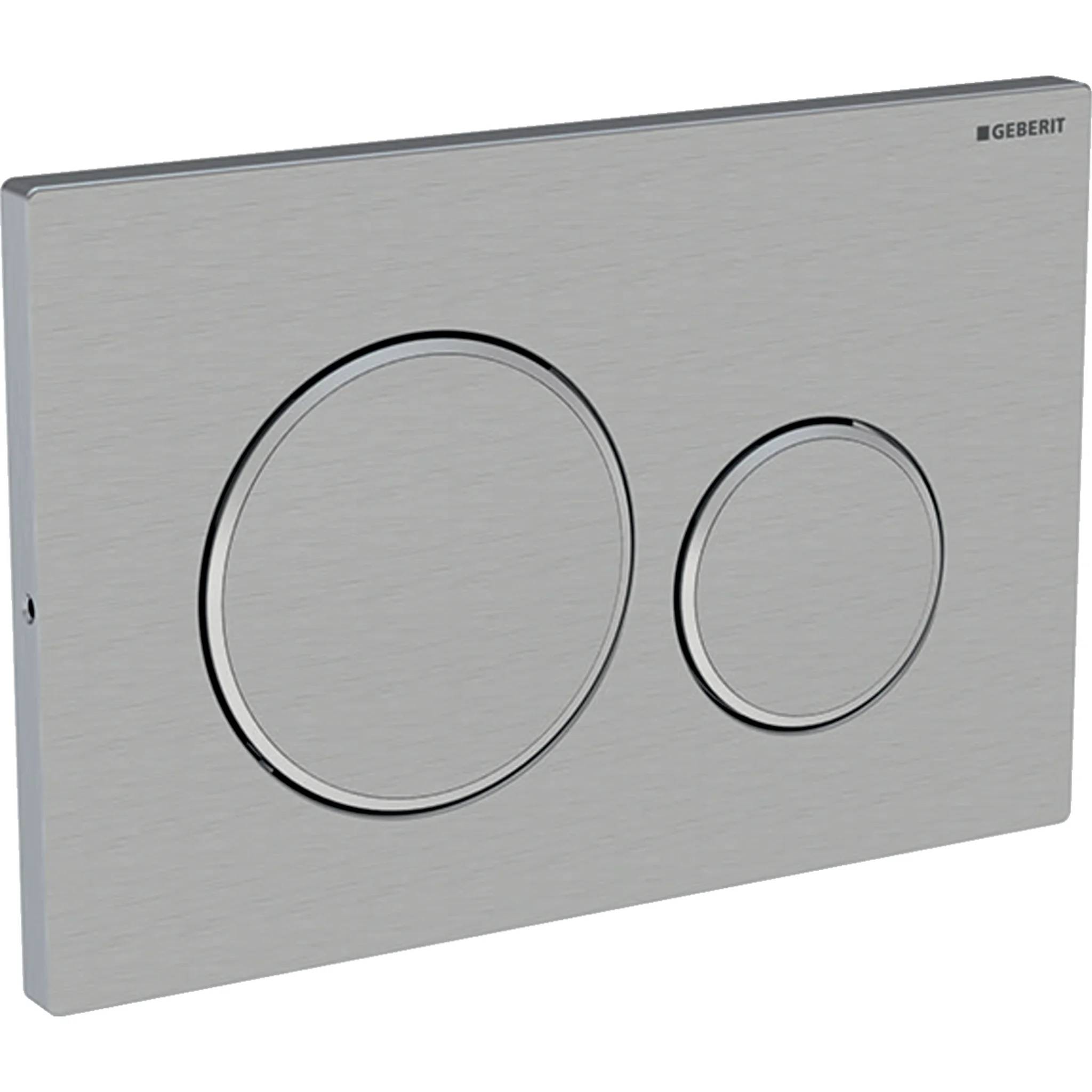 Geberit 115889SN1, Sigma20 Betätigungsplatte Round edelstahl gebürstet