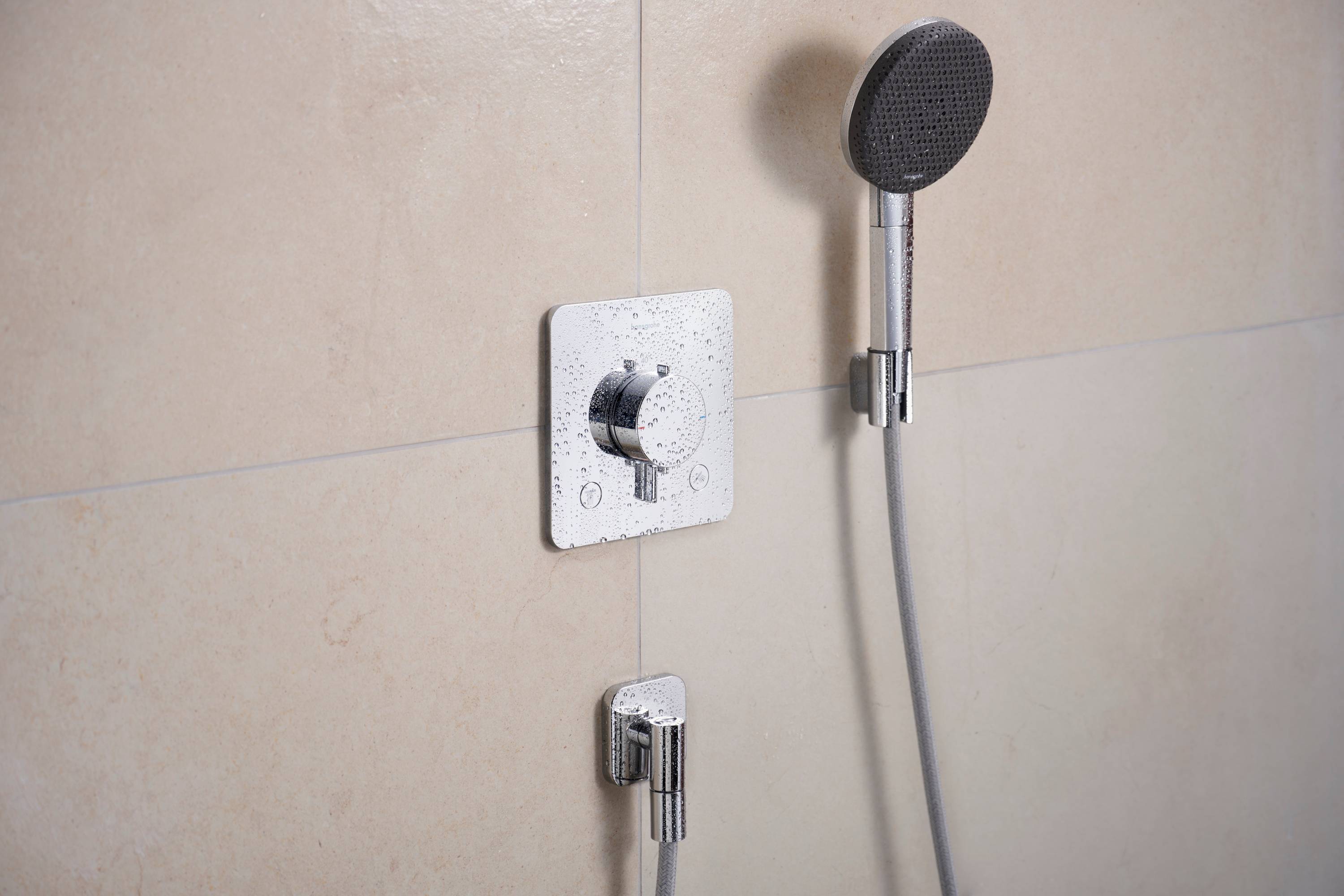 hansgrohe Ecostat Comfort Q Thermostat Unterputz für 2 Verbraucher, Chrom