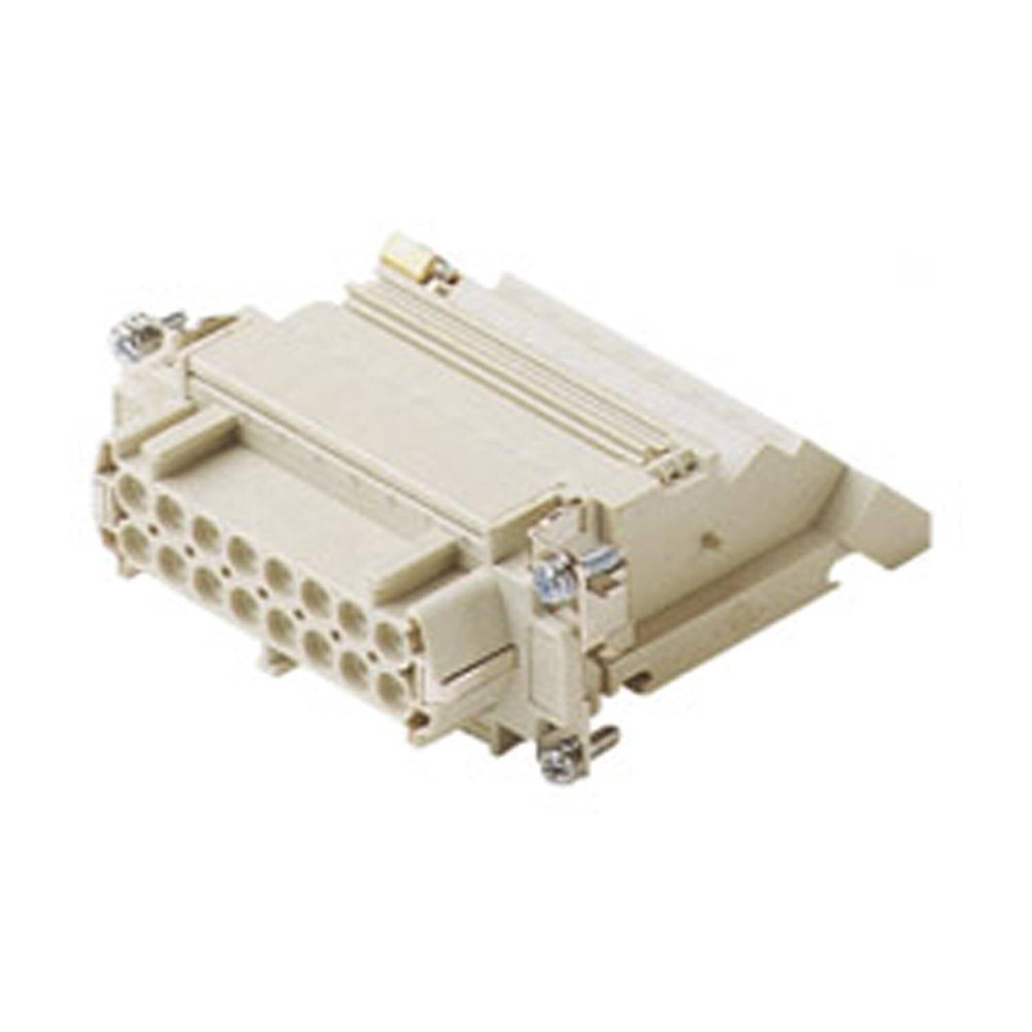 CTF 16 L ILME CT Buchseneinsatz F links Schraubanschluss, 16-polig+PE 230V/400V, 16A - 1 Stück