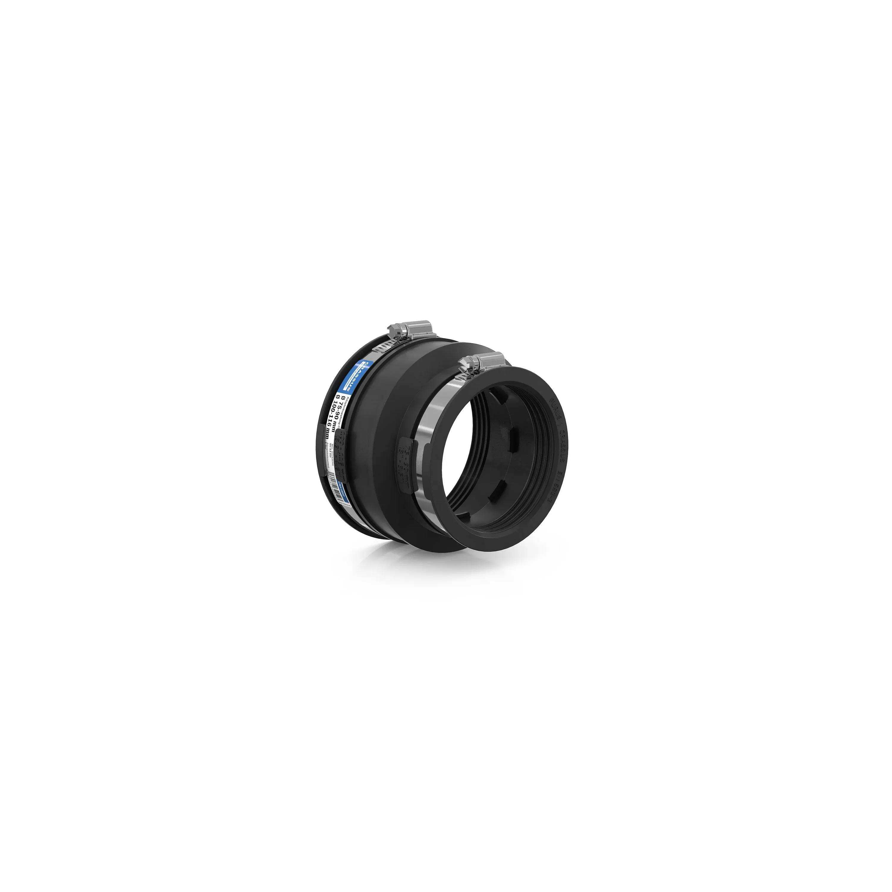 Crassus Adapterkupplung CAC 1155, bis 0,6 bar (100-116mm auf 75-90mm), EPDM / V2A, 1 Stk.