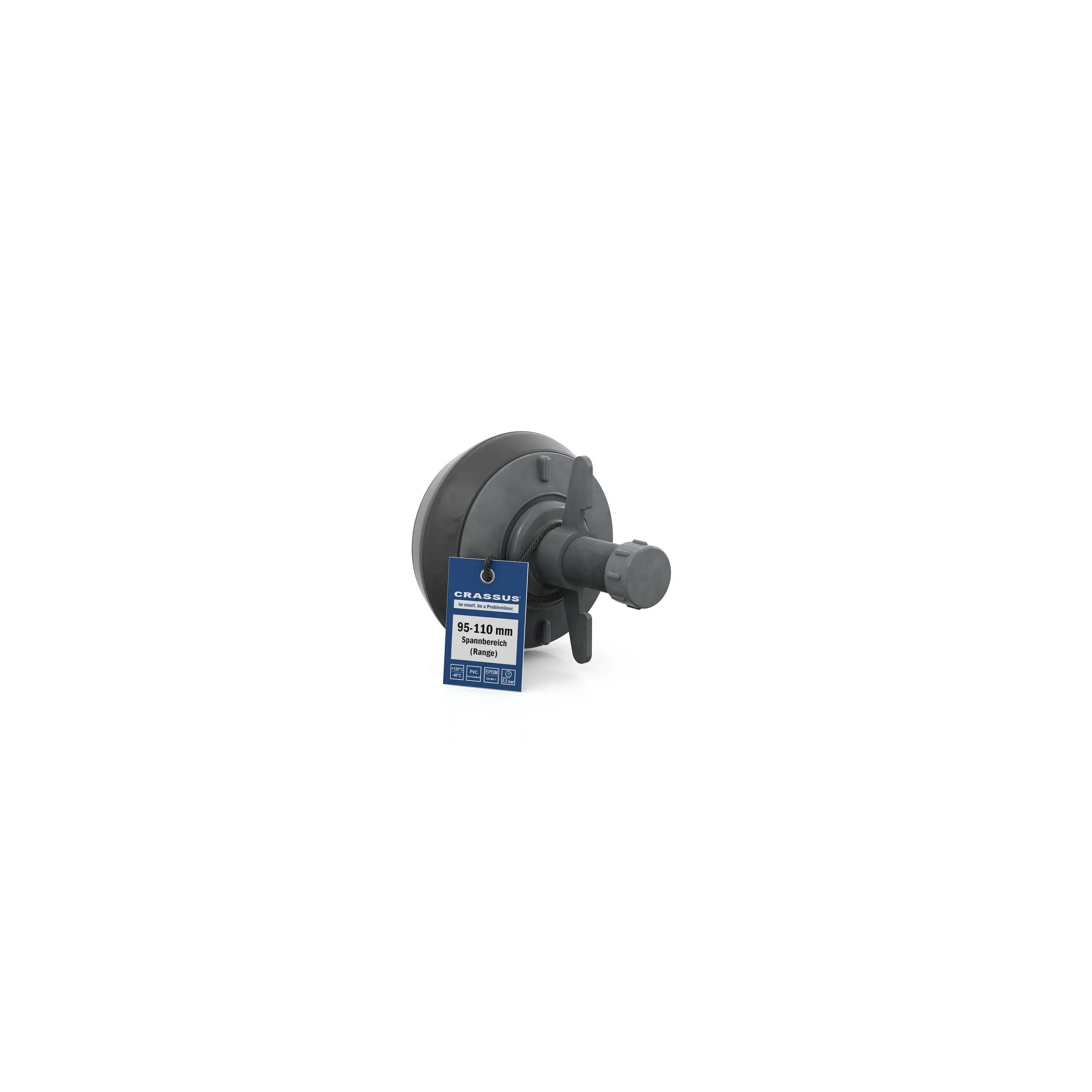 Crassus Schnellverschlussstopfen CSV 100 PVC, 95-110mm