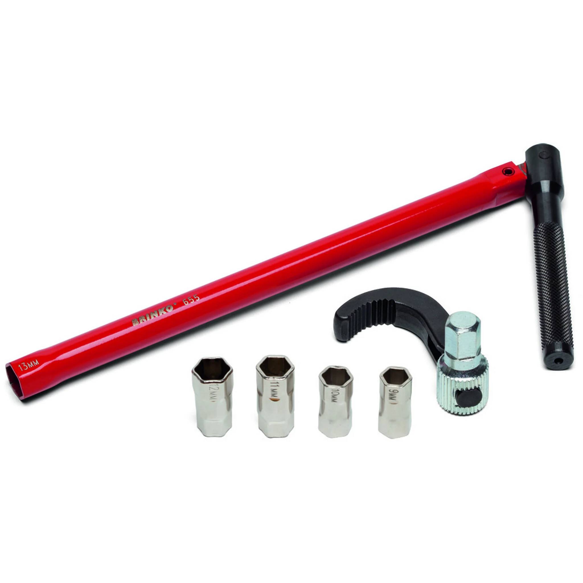 Haupa Kombi-Standhahnschlüssel für 9, 10, 11, 12, 13mm, mit Klaue 13mm, 1 Stk.