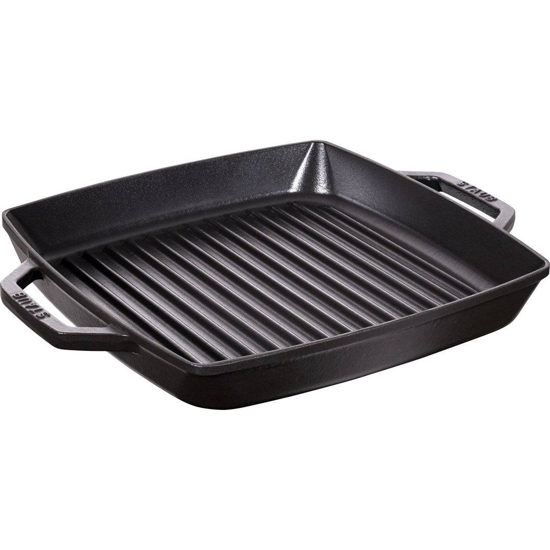 Staub 40511-683-0 Grillpfanne rechteckige mit zwei Griffen 28 cm Gusseisen