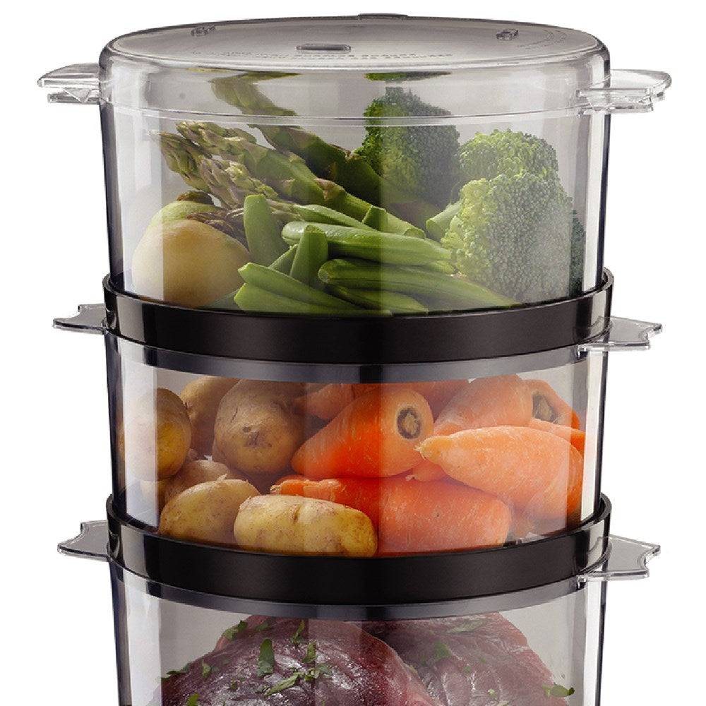 Russell Hobbs 26530-56 - 3 Korb/Körbe - Schwarz - Durchscheinend - Freistehend - Drehregler - Vorderseite - 7 l