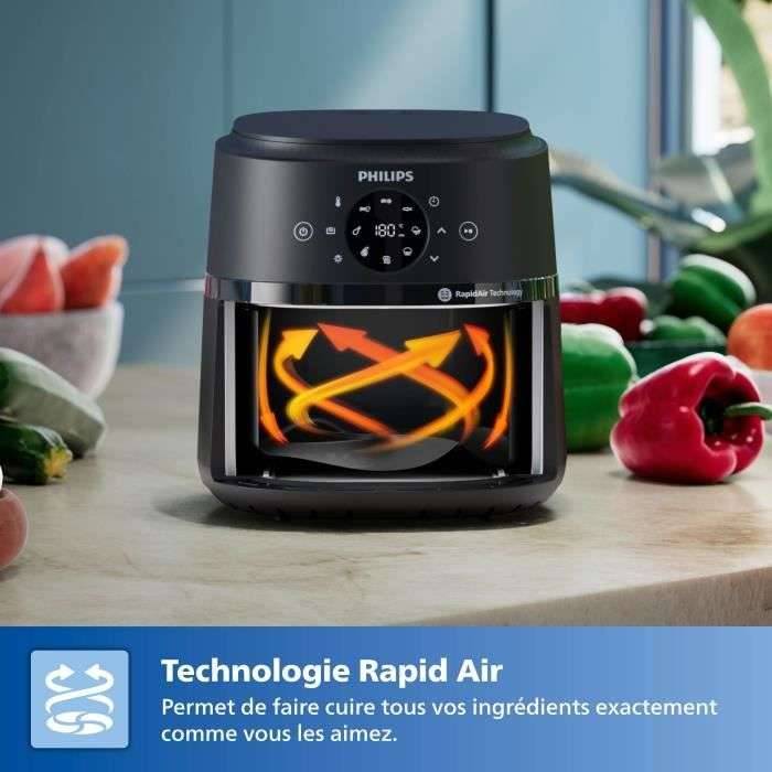 Philips 2000 series NA220/00 Airfryer 4,2 l, Heißluftfritteuse, 4,2 l, 0,6 kg, Rapid Air, 60 °C, 200 °C