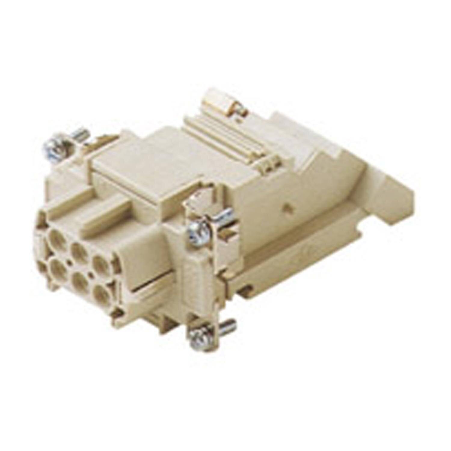 CTF 06 L ILME CT Buchseneinsatz F links Schraubanschluss, 6-polig+PE 230V/400V, 16A - 1 Stück