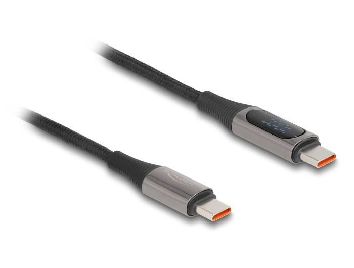Delock USB-Kabel - 24 pin USB-C (M) zu 24 pin USB-C (M) - with power indication