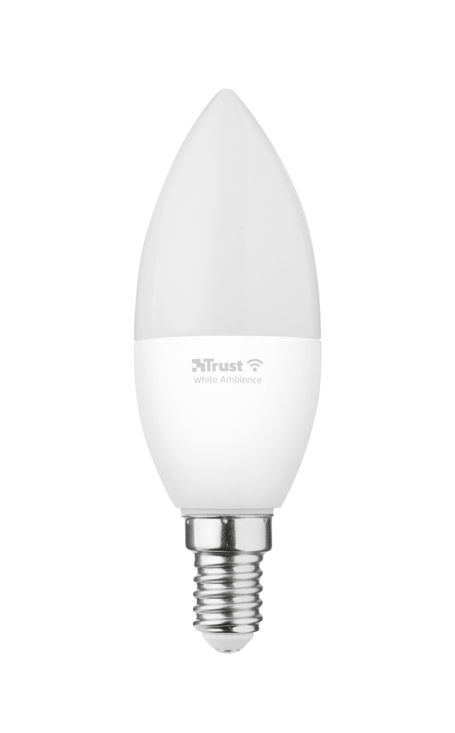 Trust Smart Home - LED-Lampe - E14 - Klasse A+ - weißes Licht - 1800-6500 K - Kerze - weiß (Packung mit 2)