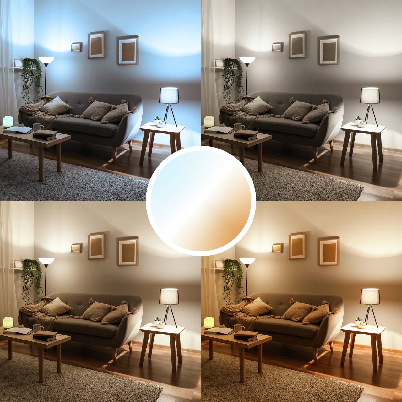 Trust Smart Home - LED-Lampe - E14 - Klasse A+ - weißes Licht - 1800-6500 K - Kerze - weiß (Packung mit 2)