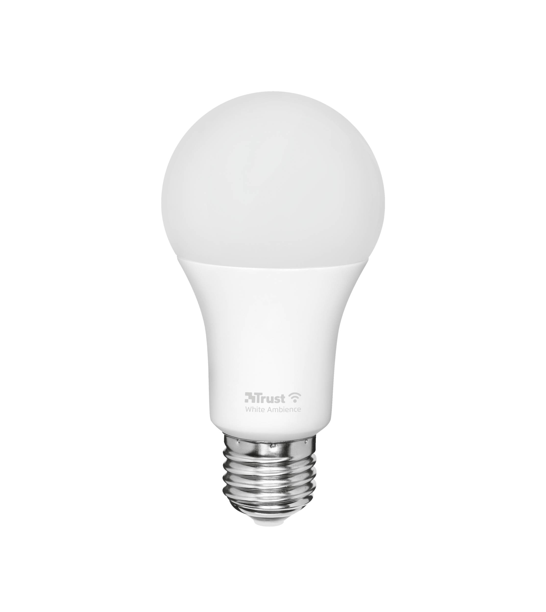 Trust Smart Home - LED-Lampe - E27 - Klasse A+ - weißes Licht - 1800-6500 K - weiß (Packung mit 2)