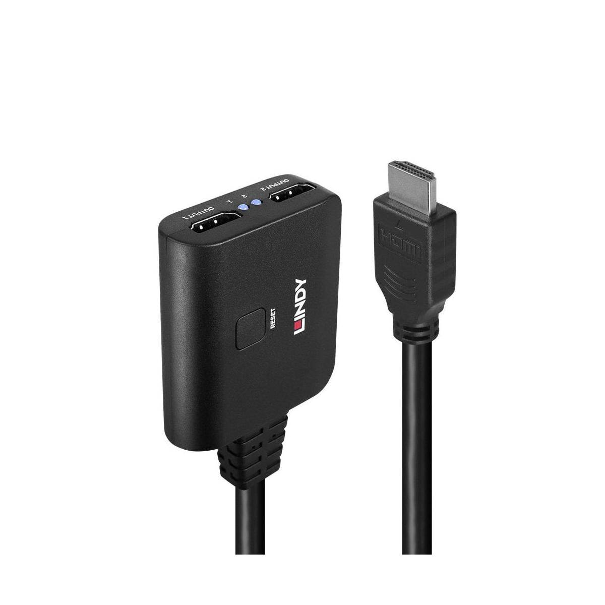 Lindy - HDMI Splitter - HDMI, Mikro-USB Typ B (nur Strom)