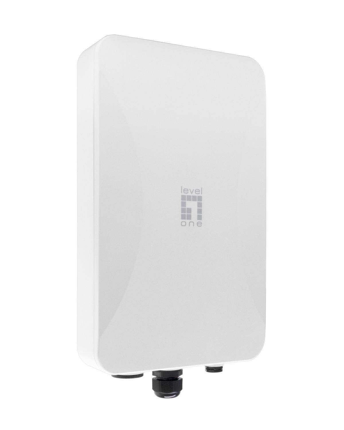 LevelOne AX3000 Dual Band Wi-Fi 6 Outdoor PoE WLAN Access Point, omnidirektional, 2,4 GHz, 5 GHz,