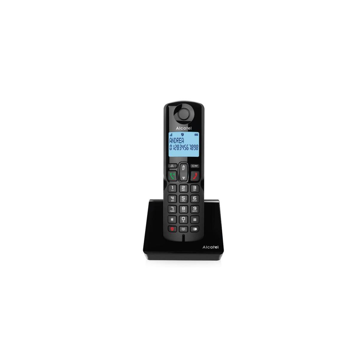 ALCATEL S280 DE Schnurlostelefon - Schwarz Multimedia-Technik DECT Telefon