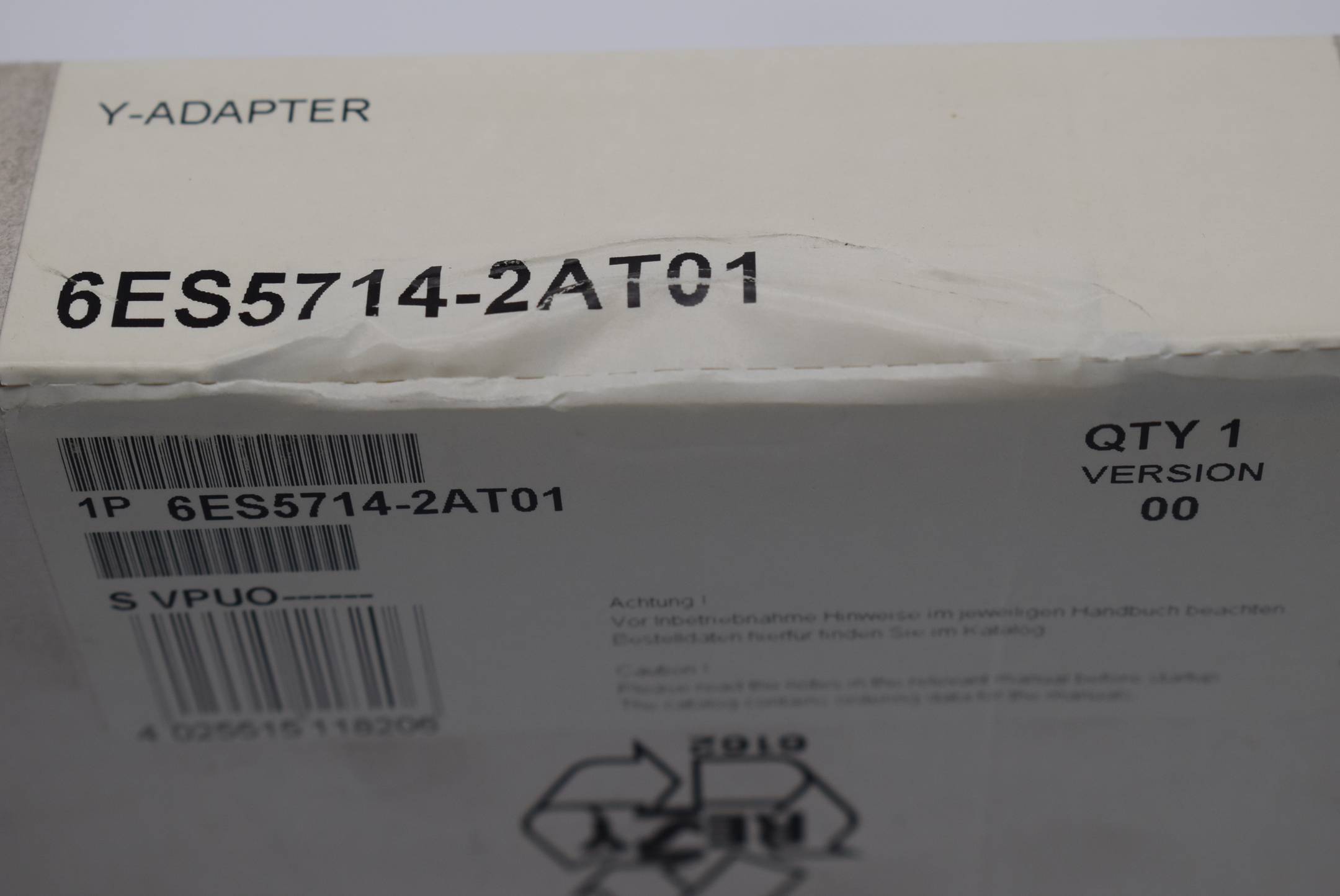 Siemens Y-Adapter 6ES5714-2AT01 ( 6ES5 714-2AT01 ) V.00