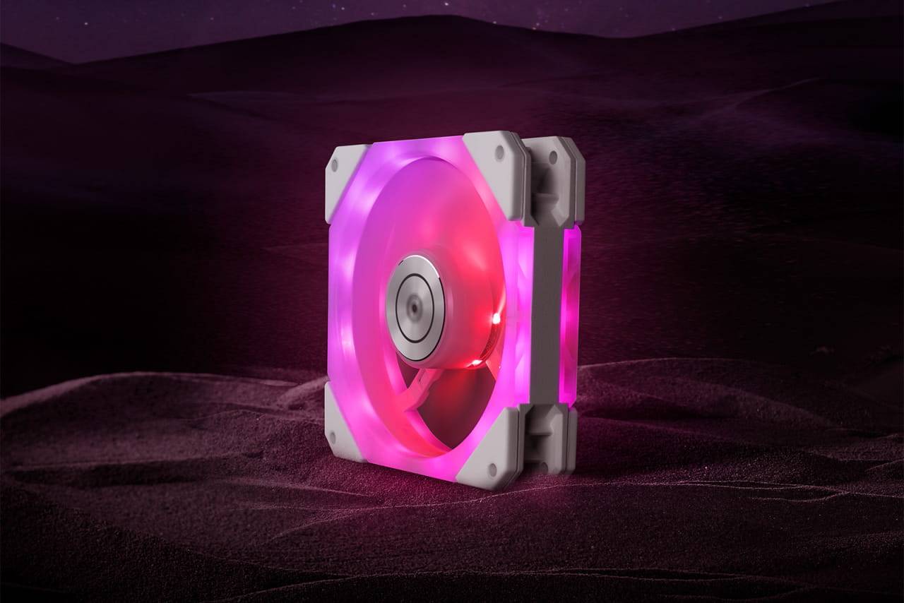 EK Water Blocks EK-Quantum Impulse 120 D-RGB PWM Lüfter - 120mm weiß - 1.800