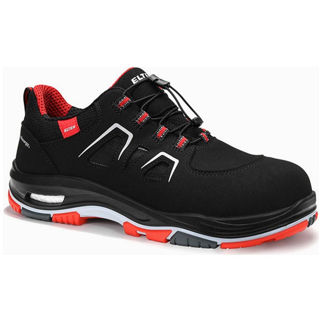 Elten Sicherheitshalbschuh 711351 ALAN Gr. 44 schwarz/rot