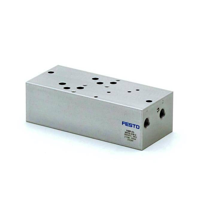 FESTO Anschlussplatte 2605074 (VABP-S3-26V1G-G18-2)